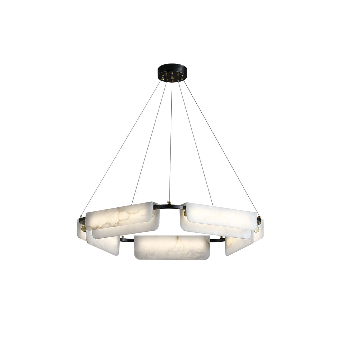 Eiruine Postmodern Luxury Alabaster Chandelier