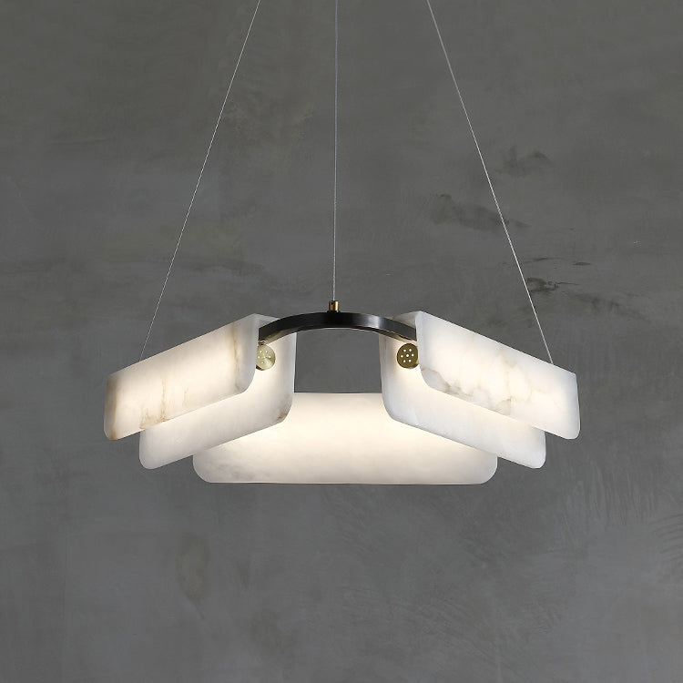 Eiruine Postmodern Luxury Alabaster Chandelier