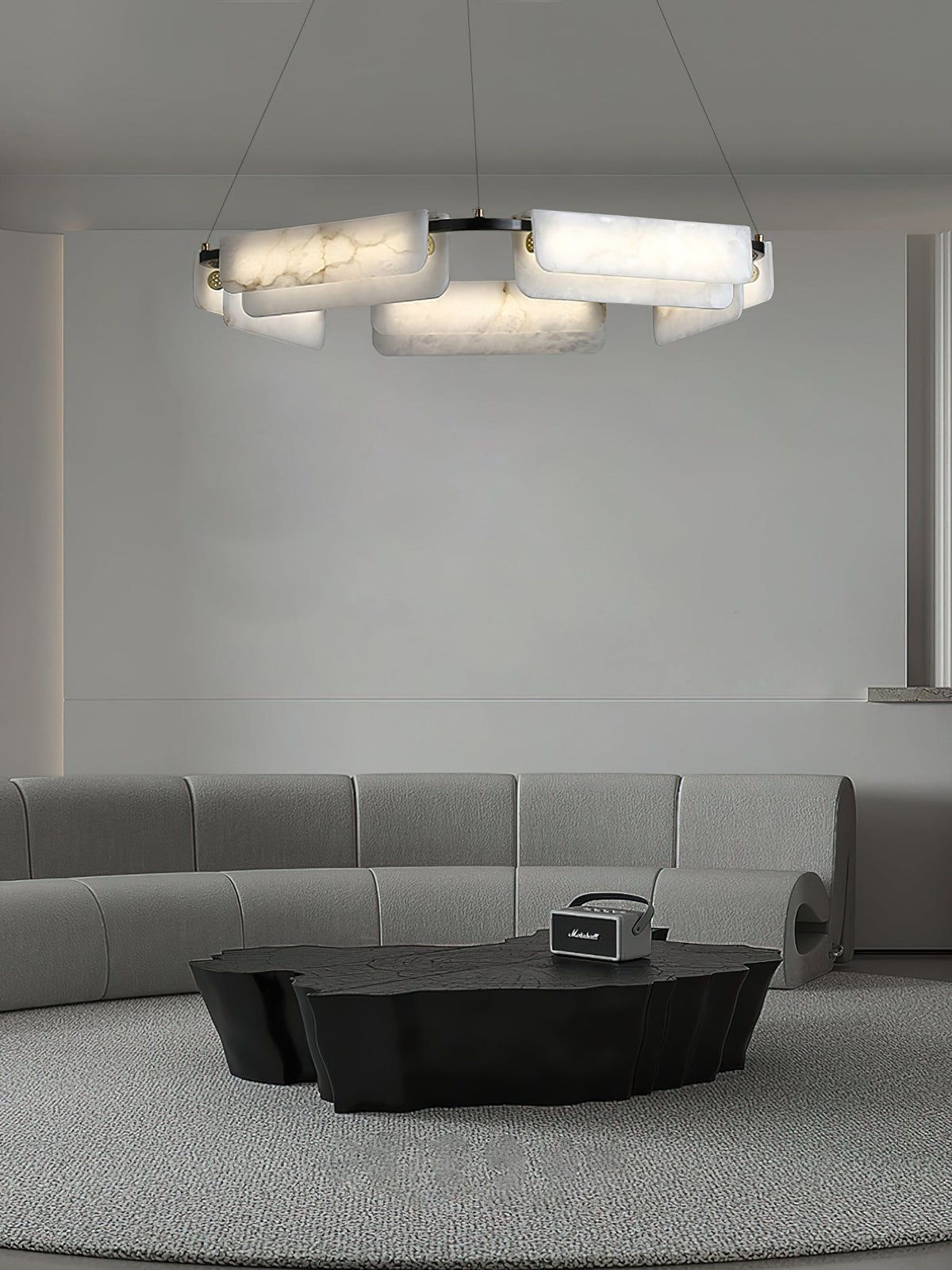 Eiruine Postmodern Luxury Alabaster Chandelier