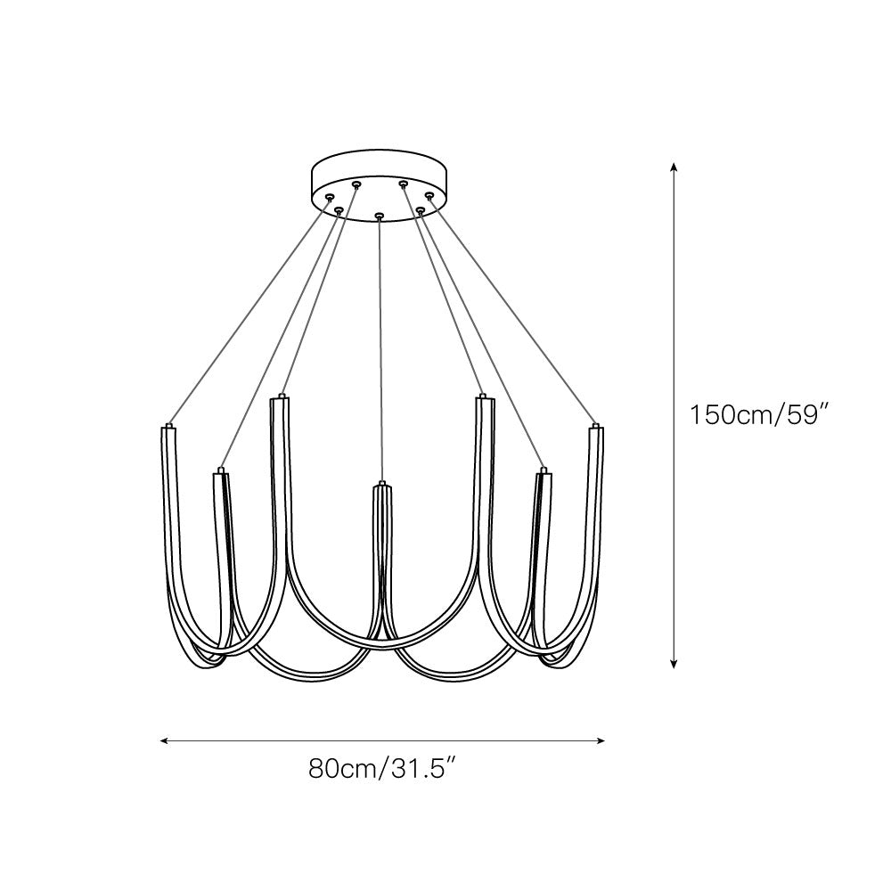 Teriaian LED Chandelier