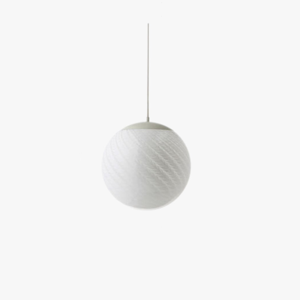 Cabivoke Minimalist LED Pendant Light Glass Study Bedroom