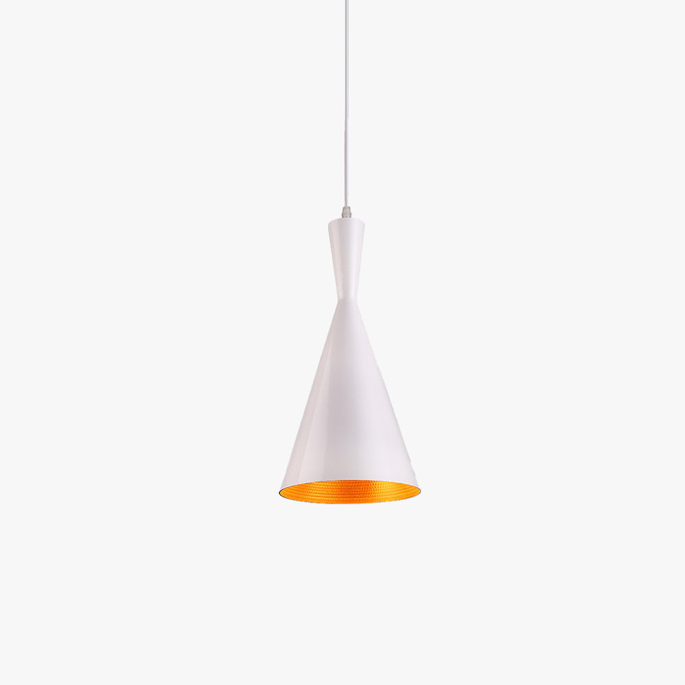 Lobutele Nordic Cone-shaped Pendant Light Metal Bedroom