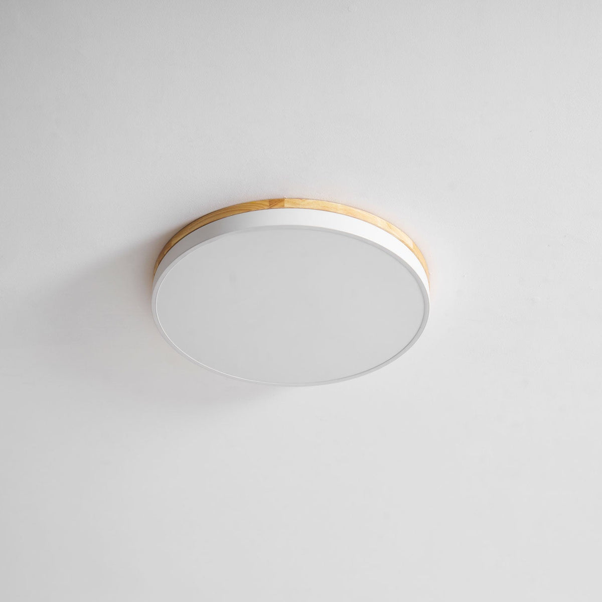 Clairshire Circular Wood Flush Mount Ceiling Light