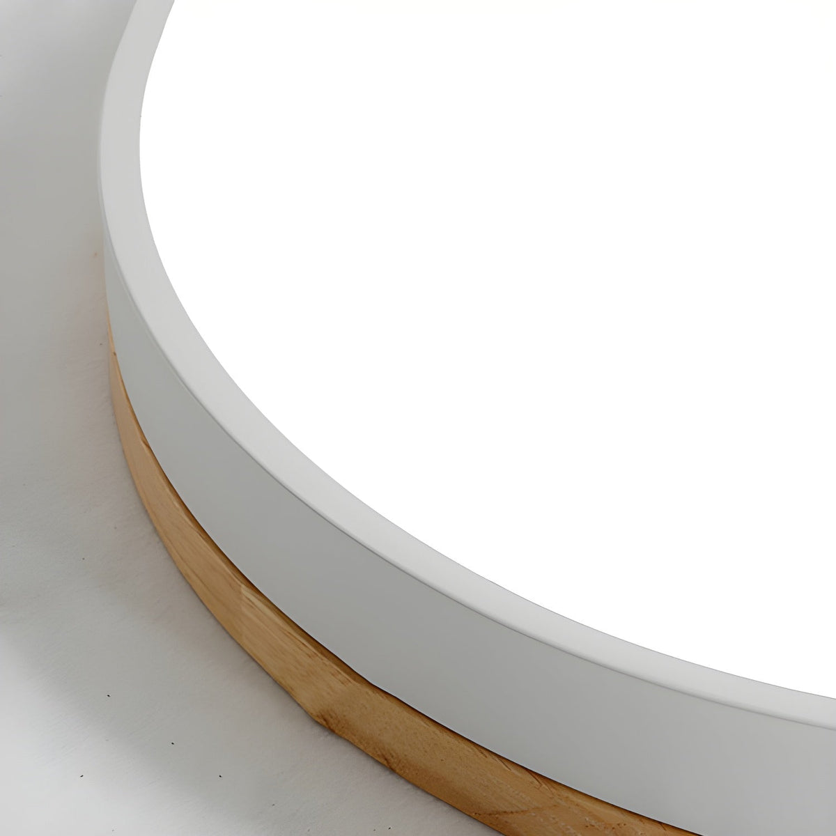 Mireth Ceiling Light Circular Wood Grey Modern Minimalist