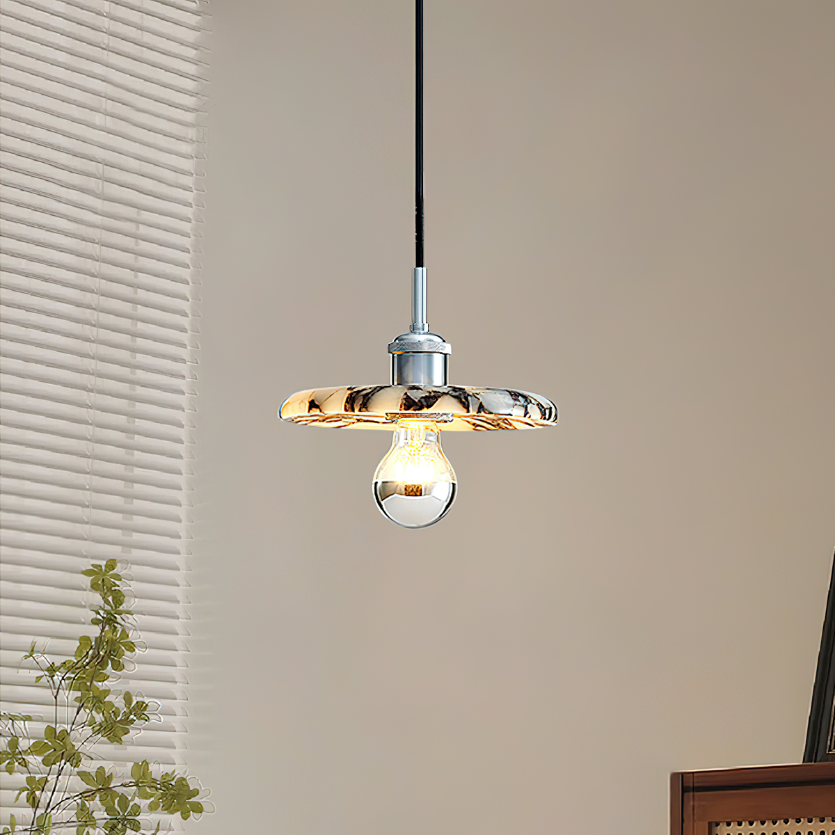 Neroena Nordic Art Marble Pendant Lamp