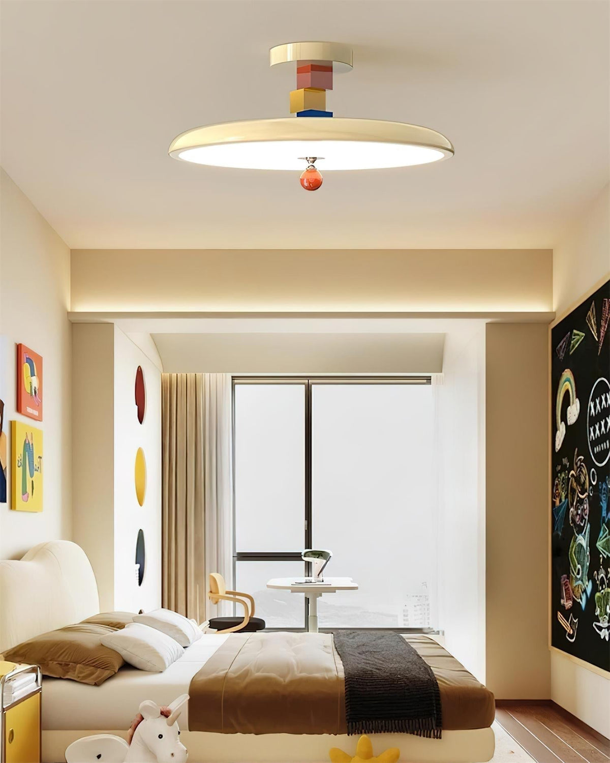 Zeno Geometric Ceiling Lamp