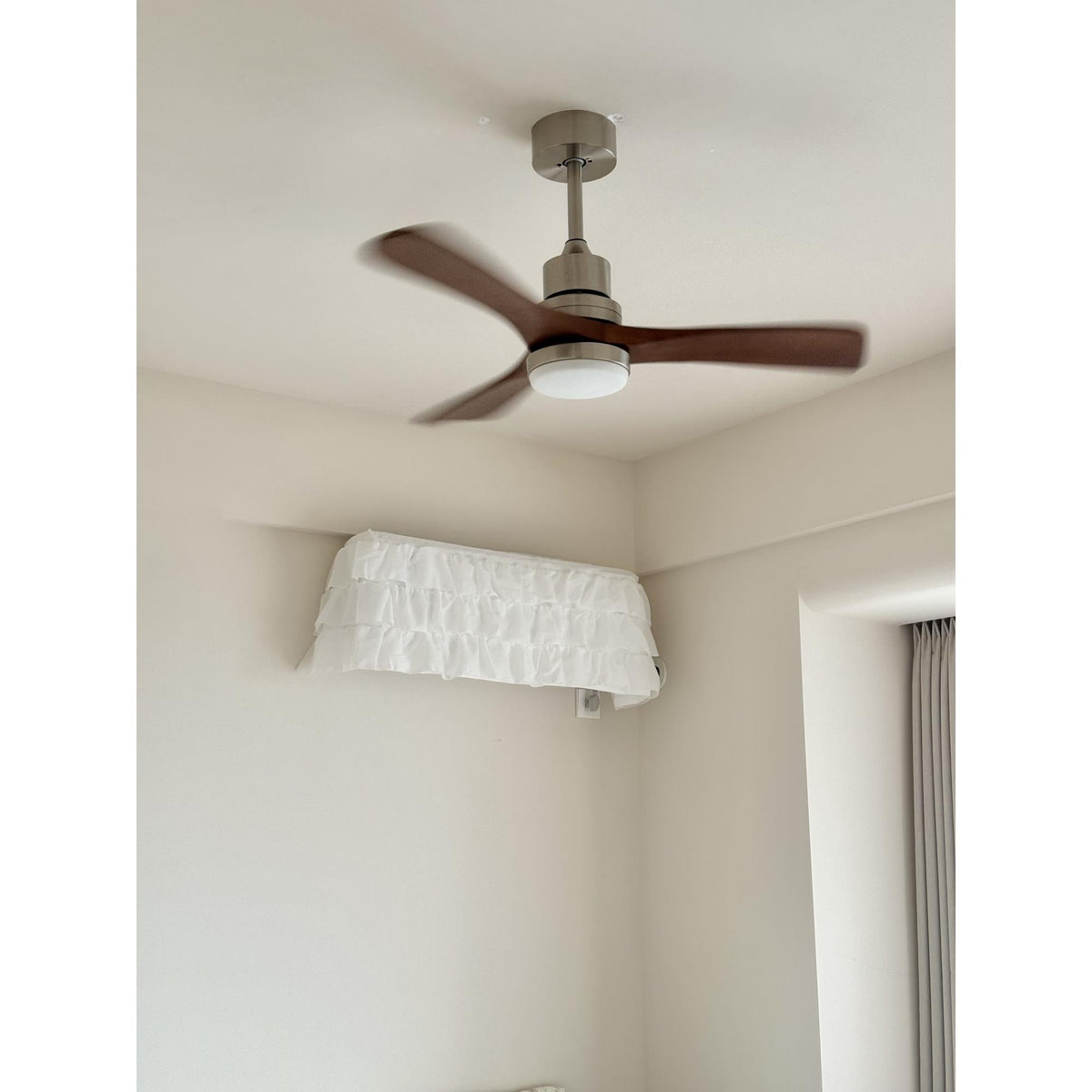 Sylirena Natural Wooden Fan Ceiling Light