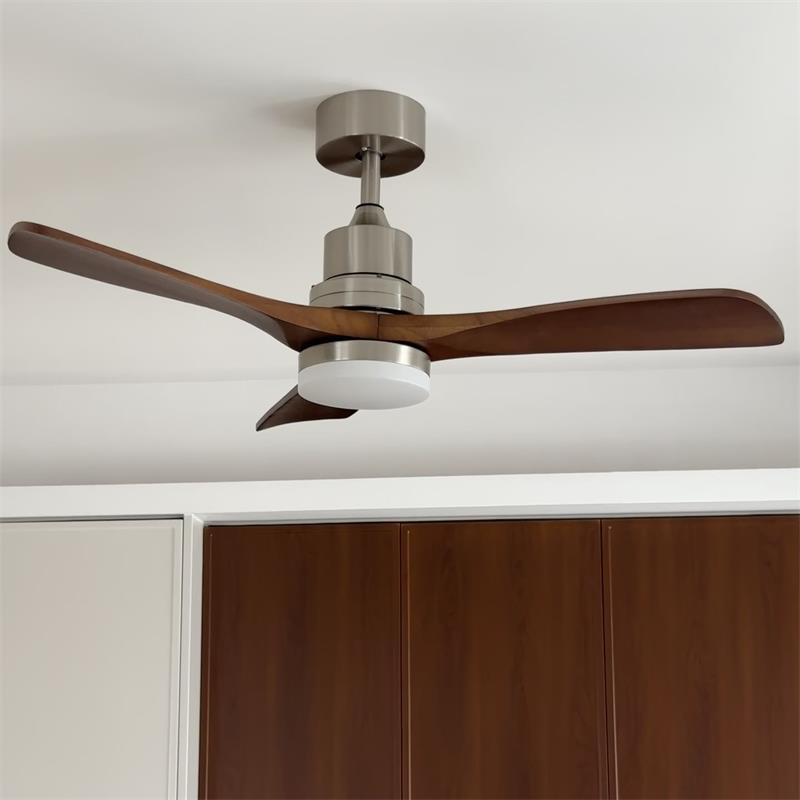 Sylirena Natural Wooden Fan Ceiling Light