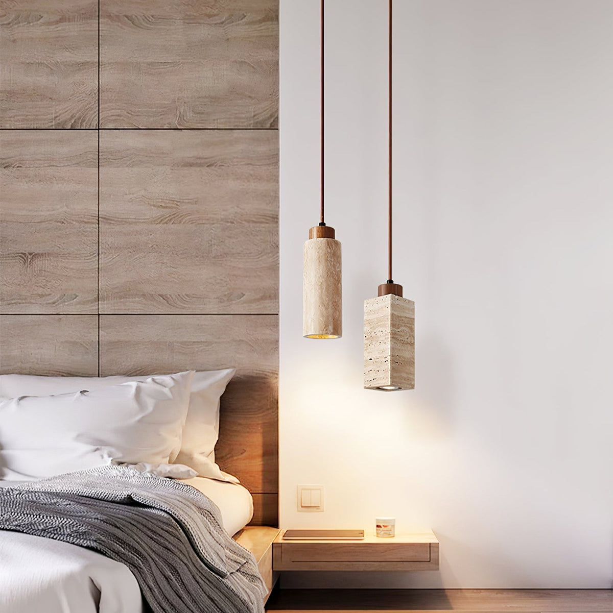 Avloris Travertine Pendant Light