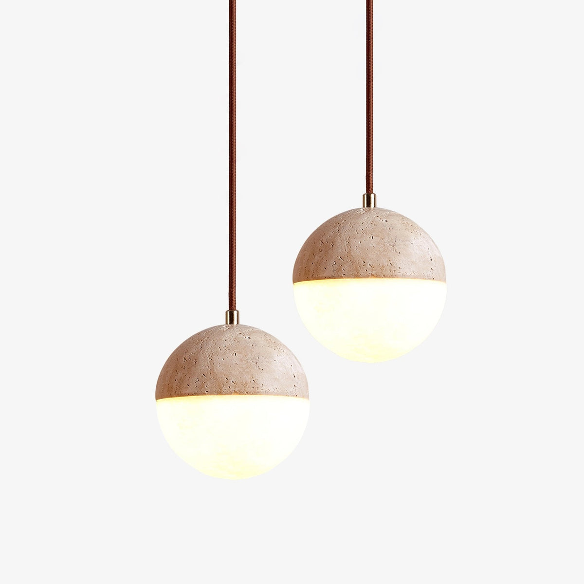 Vendrick Travertine Pendant Light