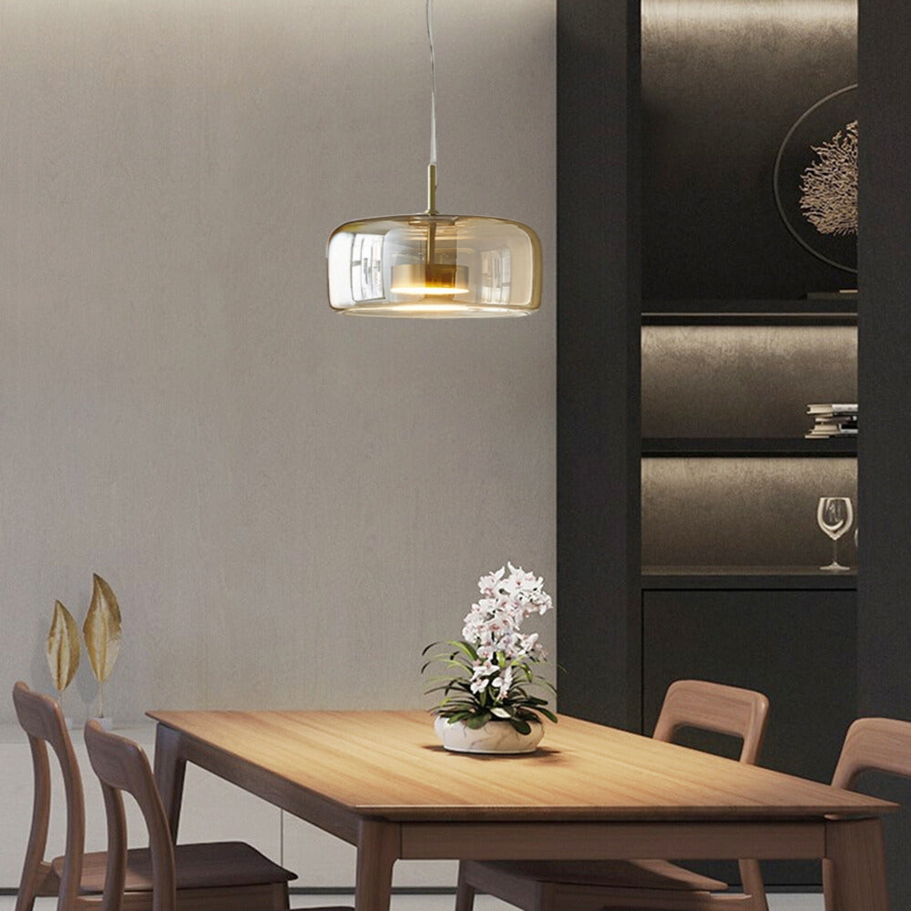 Lioren Pendant Light Morden Glass Clear/Smoky/Amber-Neutral Decor