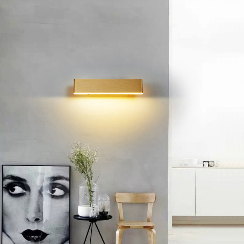 Lirel Rectangular Rotatable Wall Lamp-Neutral Decor