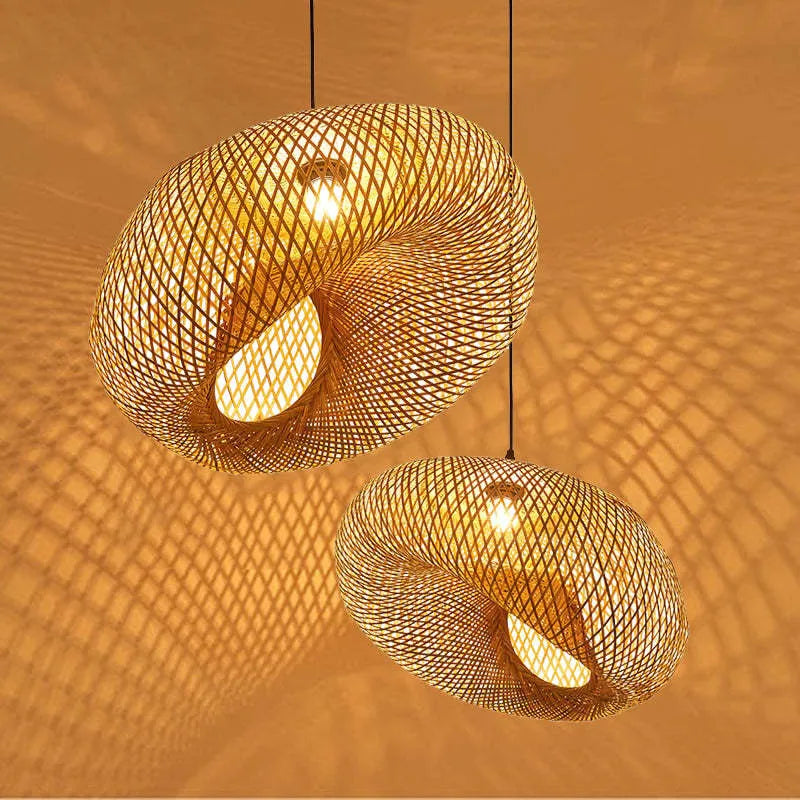 Gagebut Bamboo Pendant Light