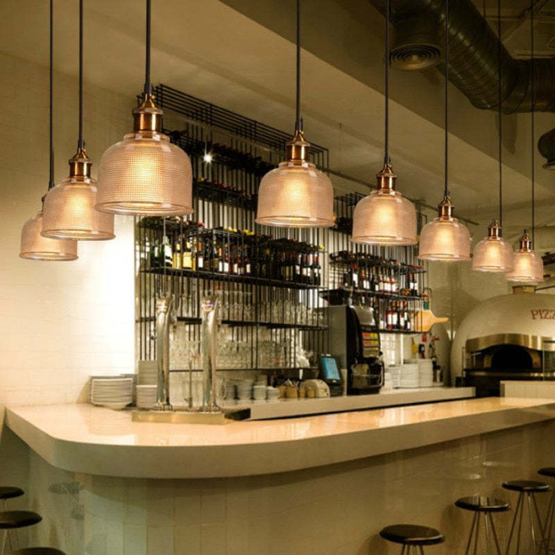 Juvoger Glass Art Deco Pendant Lights,Colorful