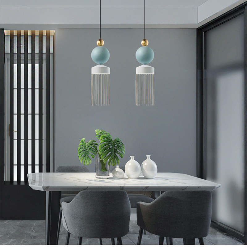 Devesun Modern Tassel Metal Pendant Light