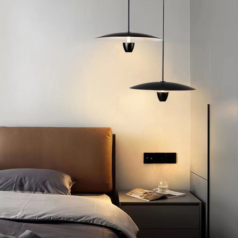 Pimuril Modern Nordic Cluster Pendant Light, Black Hat Shape