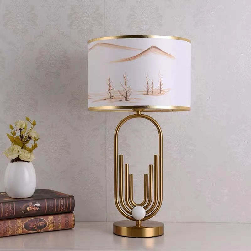 Subasat Artistic Table Lamp Floor Lamp Bedside Desk Light For Bedroom