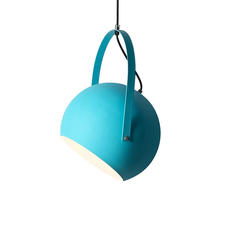 Gukugod Colorful Art Deco Pendant Light, Spherical, Bedroom