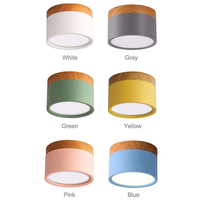Luxin Cylindrical Flush Mount Ceiling Light-Neutral Decor