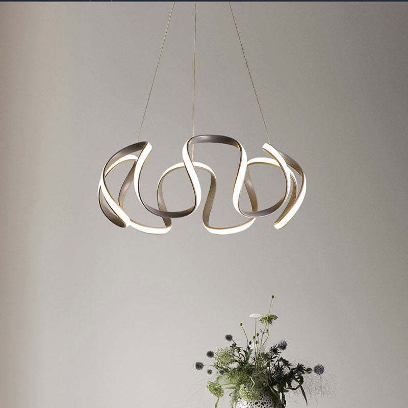 Evren Modern Irregular Flower Pendant Light, 3 Colors-Neutral Decor