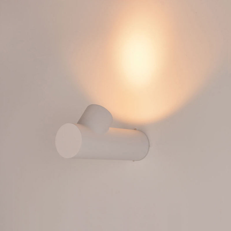 Bukorir Modern Waterproof Outdoor Wall Lighting, White & Black