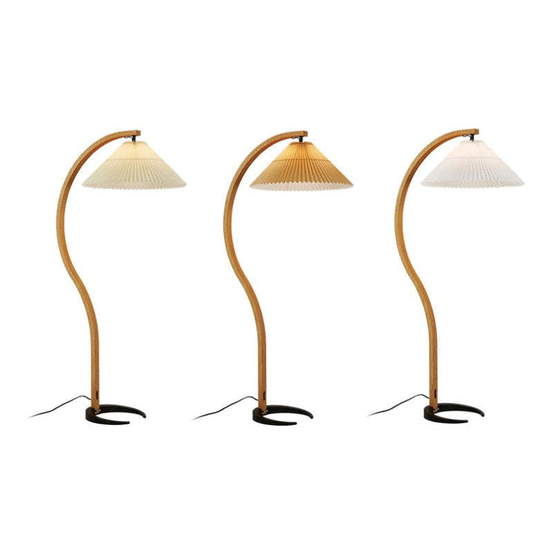 Punubak Unique LED Floor Lamp, Wood/Metal, Living Room