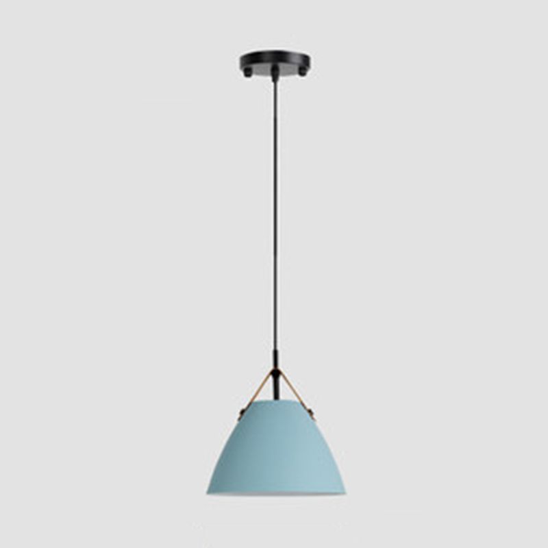 Gesituk Modern Frisbee Shaped Metal Pendant Light, Black/White