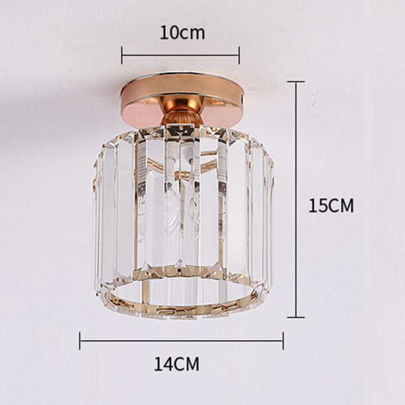 Cerin Modern /Crystal Ceiling Light, 3 Colors-Neutral Decor