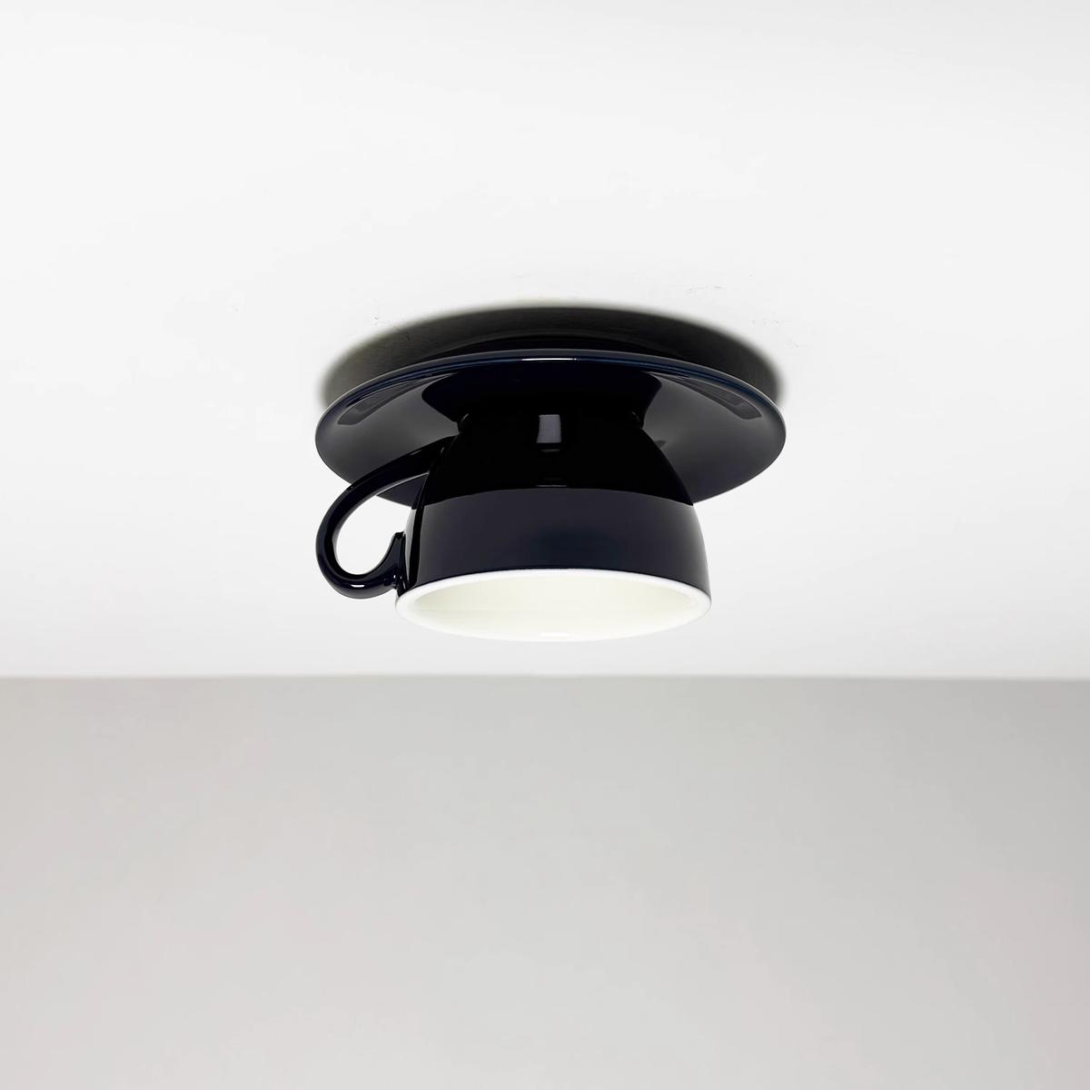 Rulenero Modern Coffee Cups Ceramic Flush Ceiling Lighting