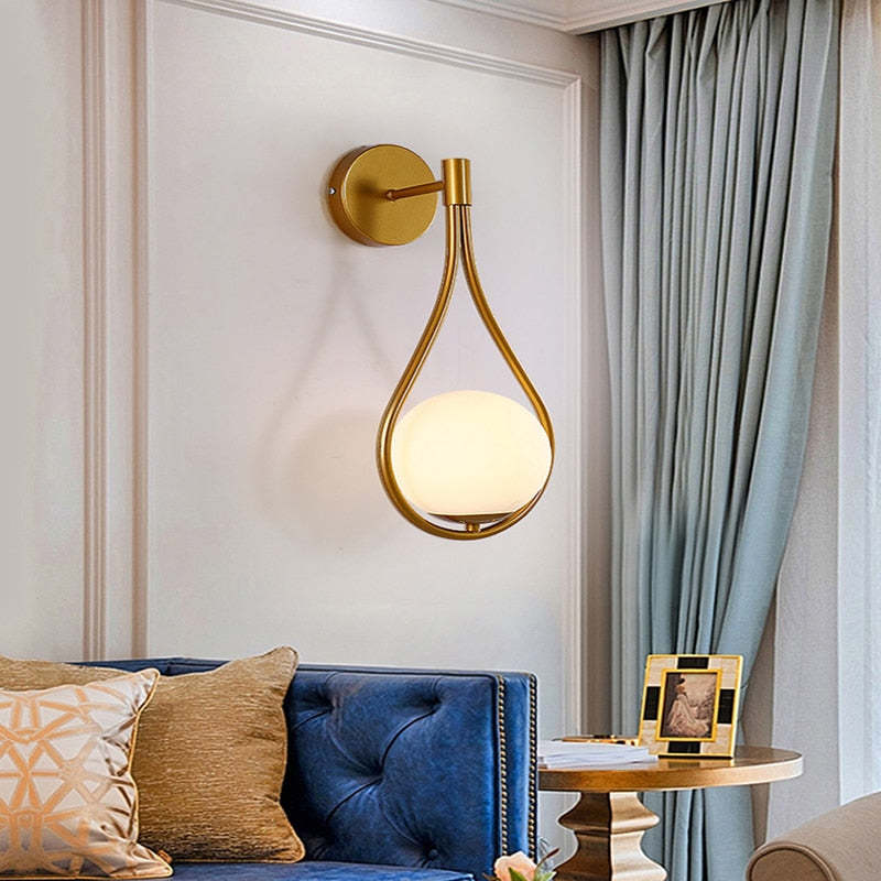 Dodavul Drop Shape Wall Lamp, 2 Style