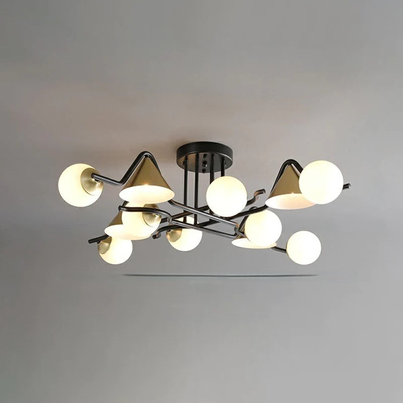 Pekulus Design LED Flush Mount Ceiling Light Bedroom/Living Room