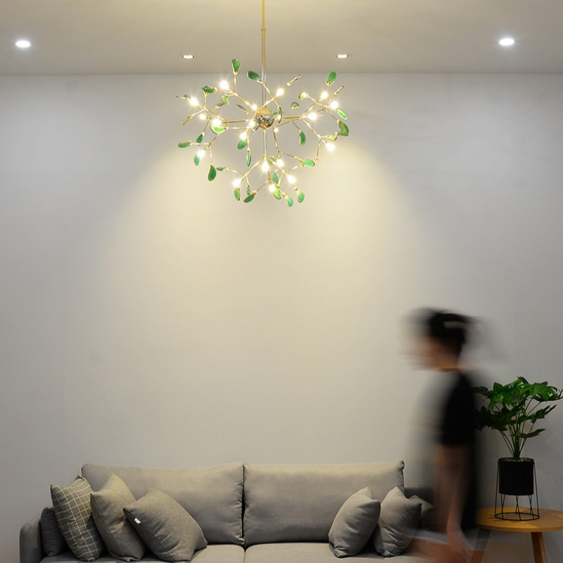 Jadekit Agate Creative Colourful Chandelier Bedroom/Living Room