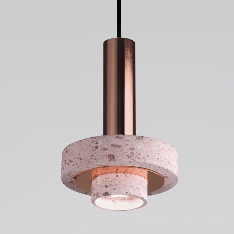 Fasekom Modern LED Art Deco Colorful Pendant Light, Terrazzo