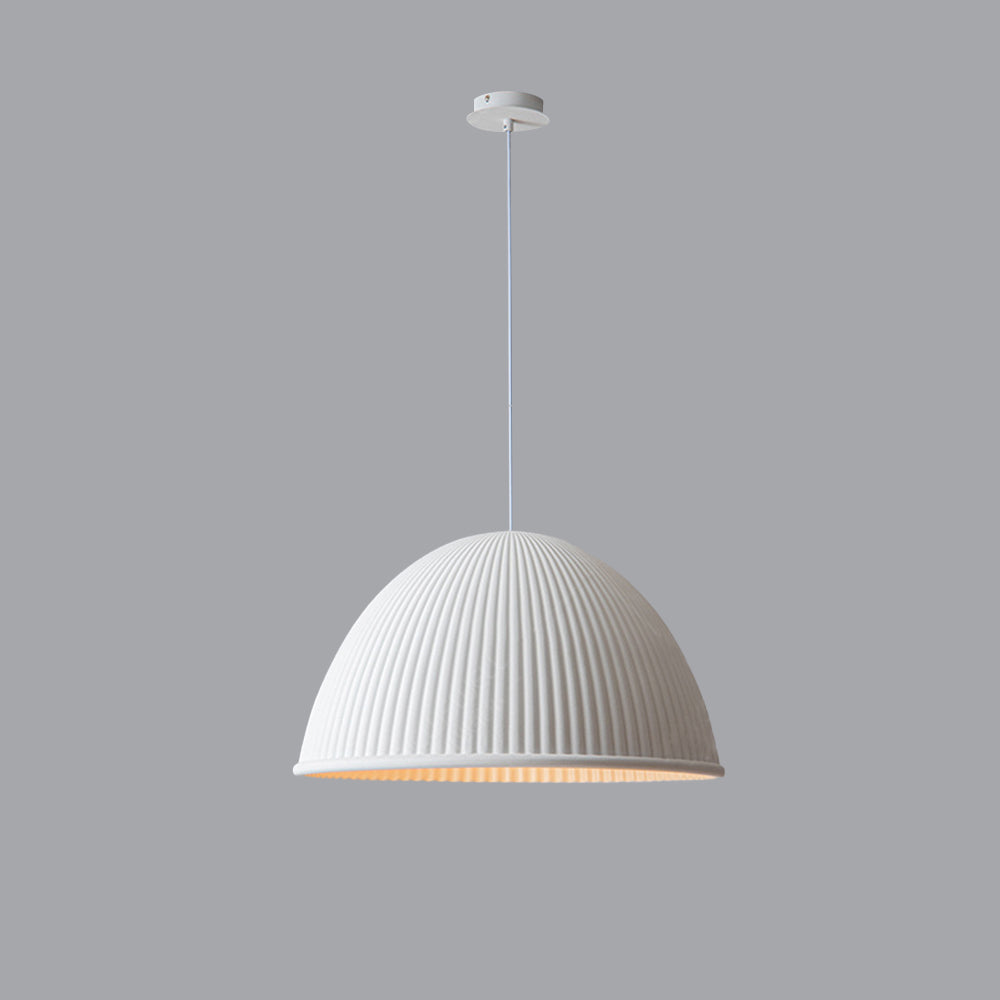 Zigimat Modern Semi Resin Pendant Light, Grey/Black/White