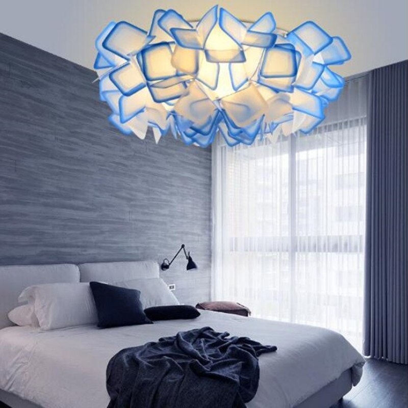 Pikegena Modern Multicolour Decorative Flower Pendant Light