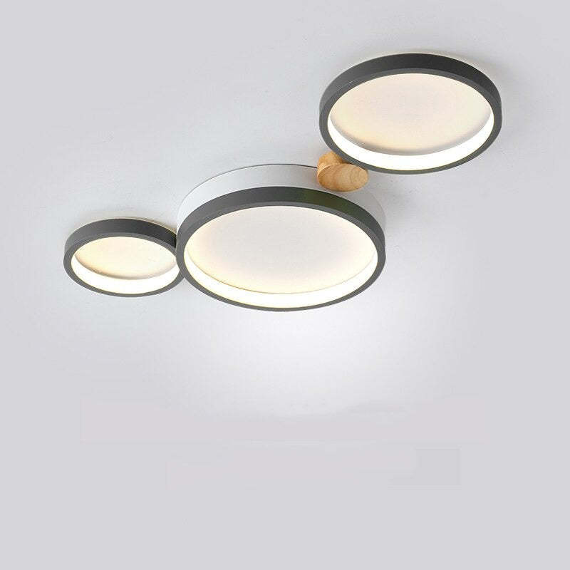 Famitok Round Flush Mount Ceiling Light 3 Colour 3/4/5/6/7 Heads