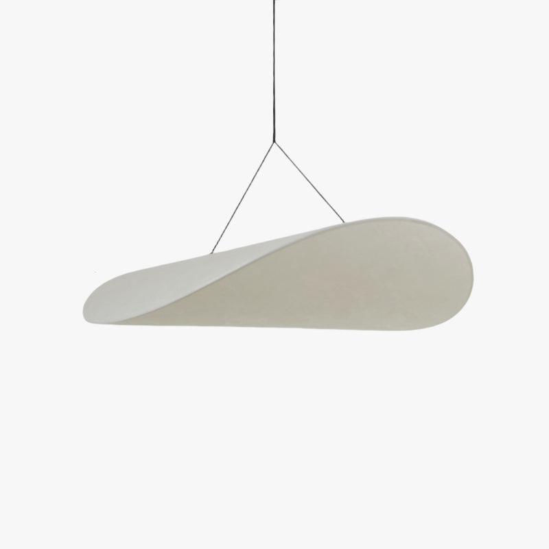 Subekode Vintage Art Deco Pendant Light Metal Silk White Living Room/Hall/Art Gallery