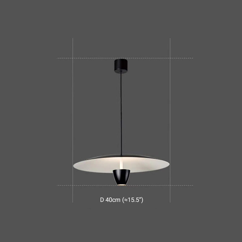 Pimuril Modern Nordic Cluster Pendant Light, Black Hat Shape
