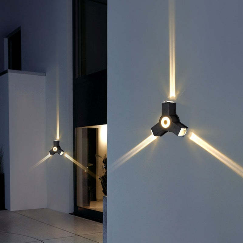Vexor Wall Light Modern Waterproof Cross Outdoor Garden/Corridor-Neutral Decor