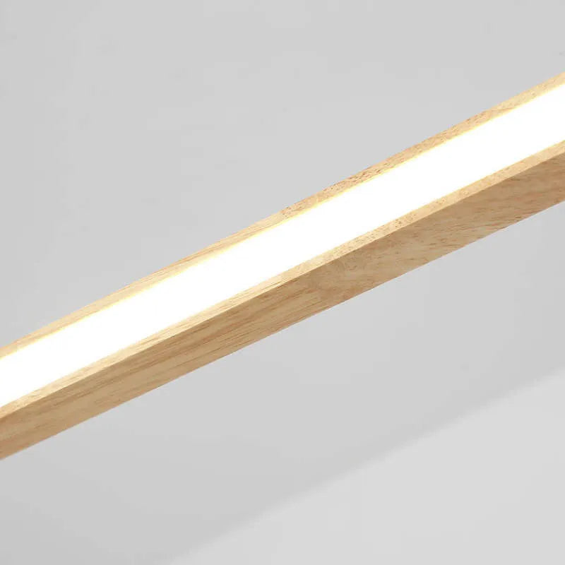 Lyraen Contemporary Oval Wooden Pendant Light-Neutral Decor