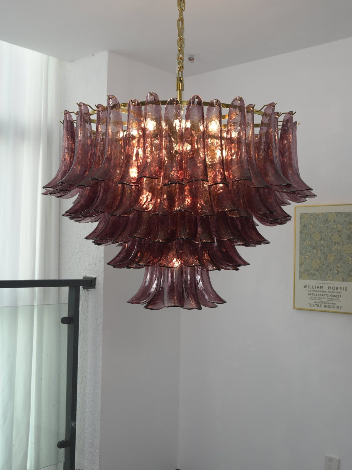 Amethyst Bloom Chandelier