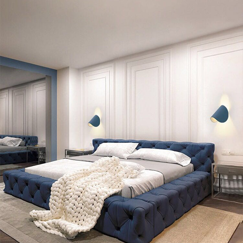Kio LED Wall Reading Lamp 360° Rotatable, Bedside & Living Room-Neutral Decor