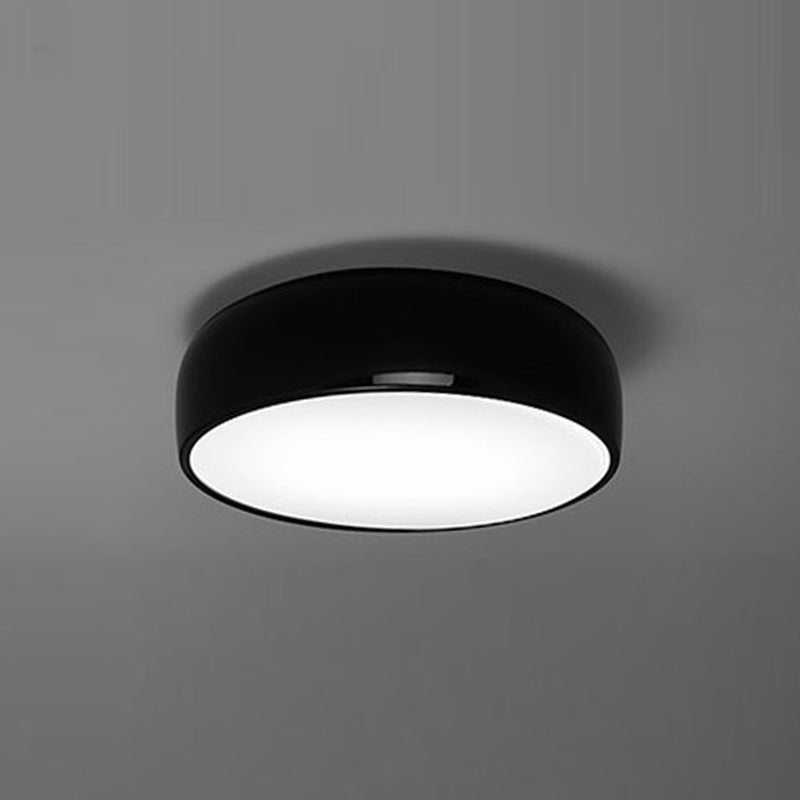 Febagin Modern Dish Shaped Metal Ceiling Light, Black/White