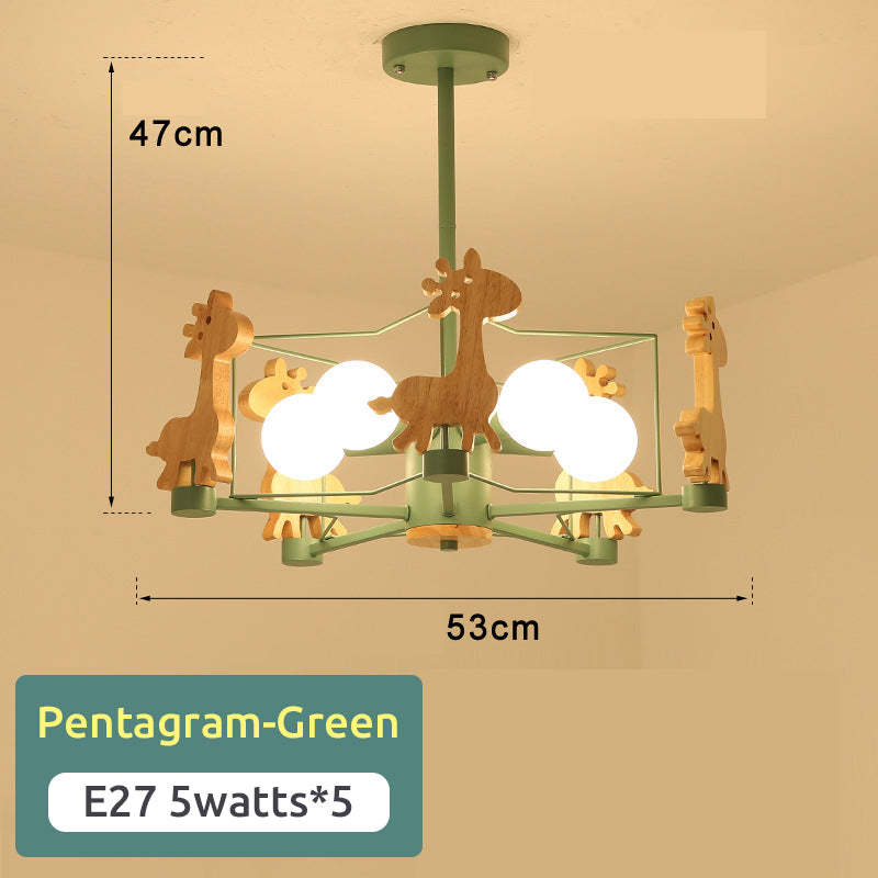 Vosabis Giraffes LED Flush Mount Ceiling Light