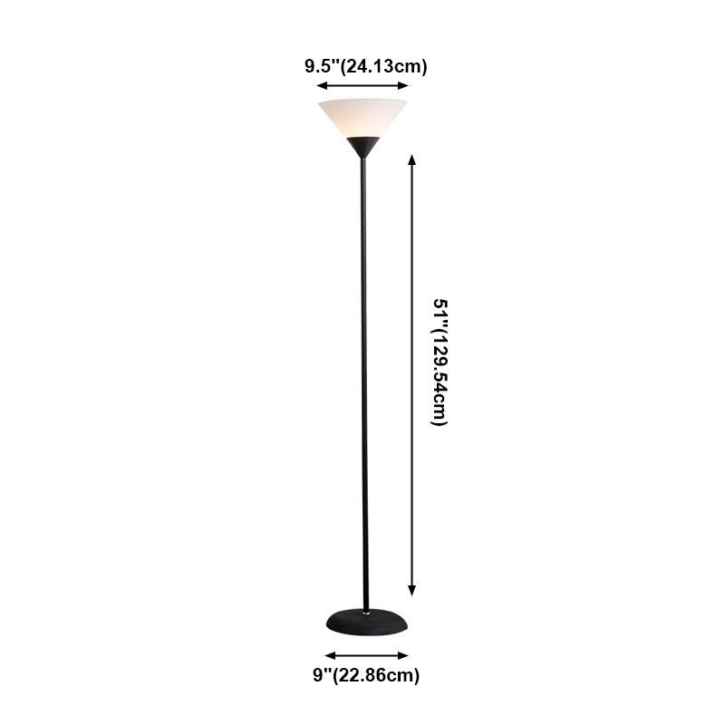 Zatenim Modern Cup Floor Lamp, Multi Colors, Metal/