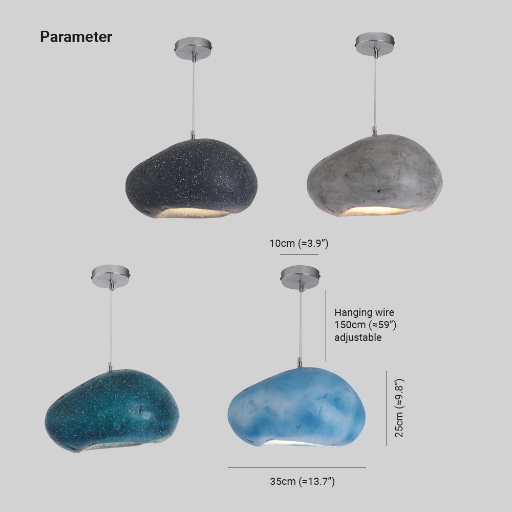 Hokovet Wabi Sabi Bread Shape Pendant Light, 4 Color