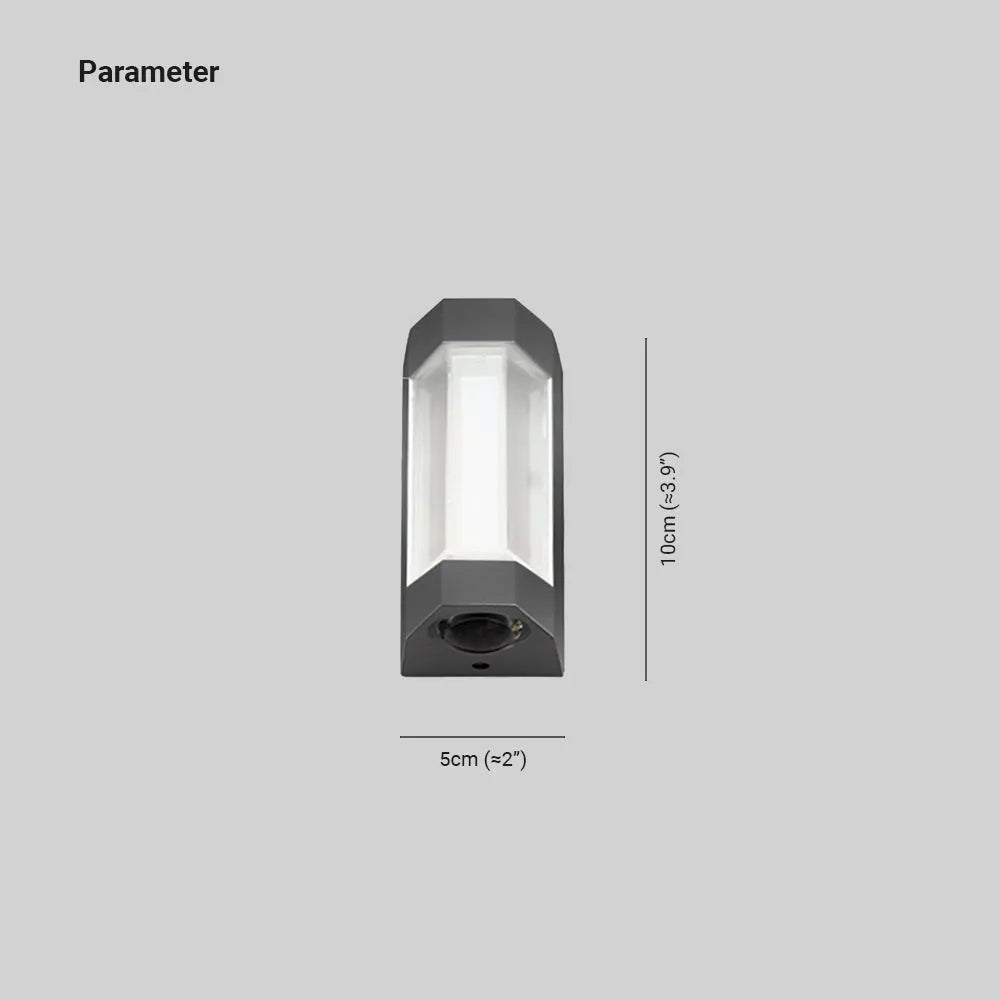Alvoren Wall Lamp Nordic Up Down Outdoor White/Black-Neutral Decor