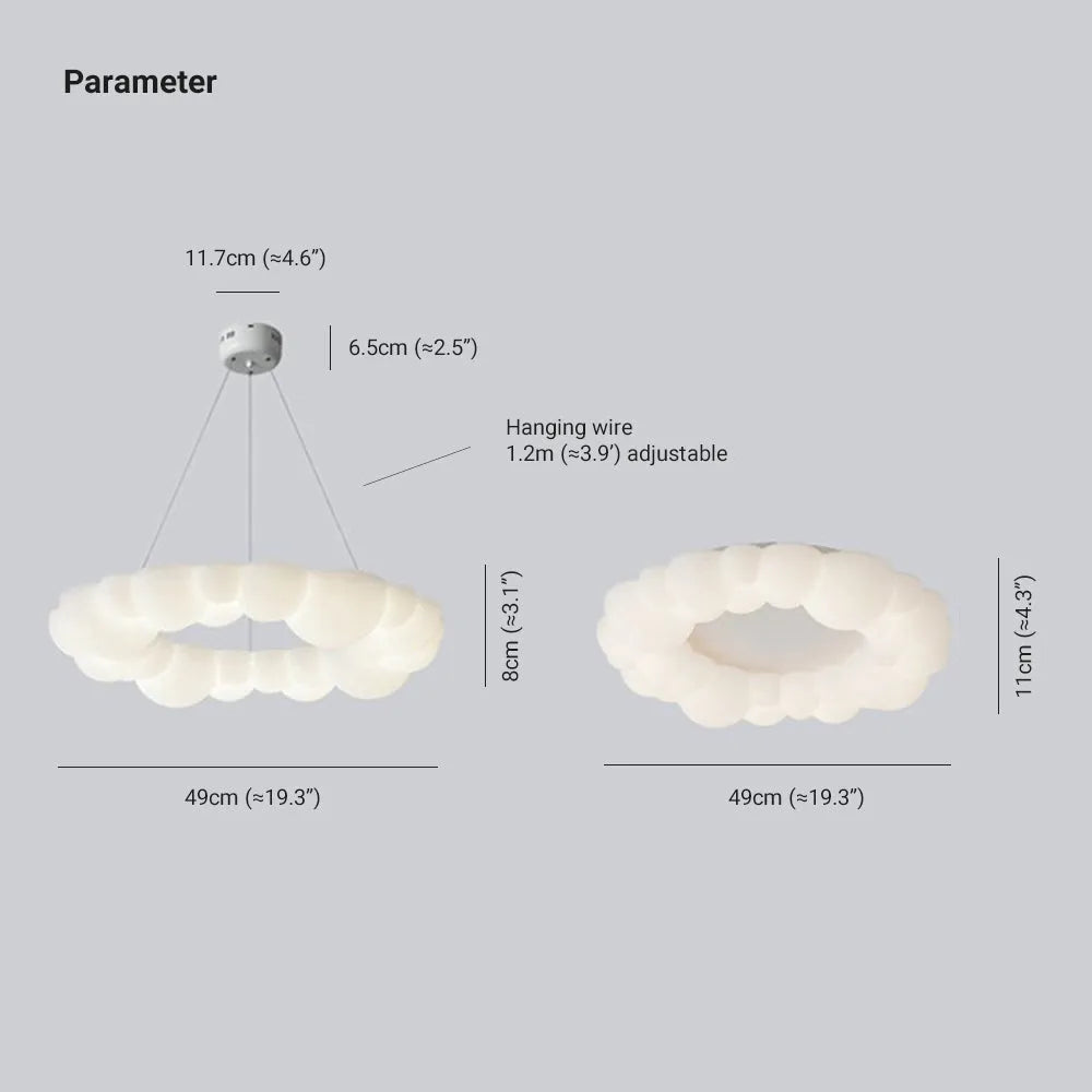 Keli Pendant & Ceiling Light Remote Control Dimmable-Neutral Decor