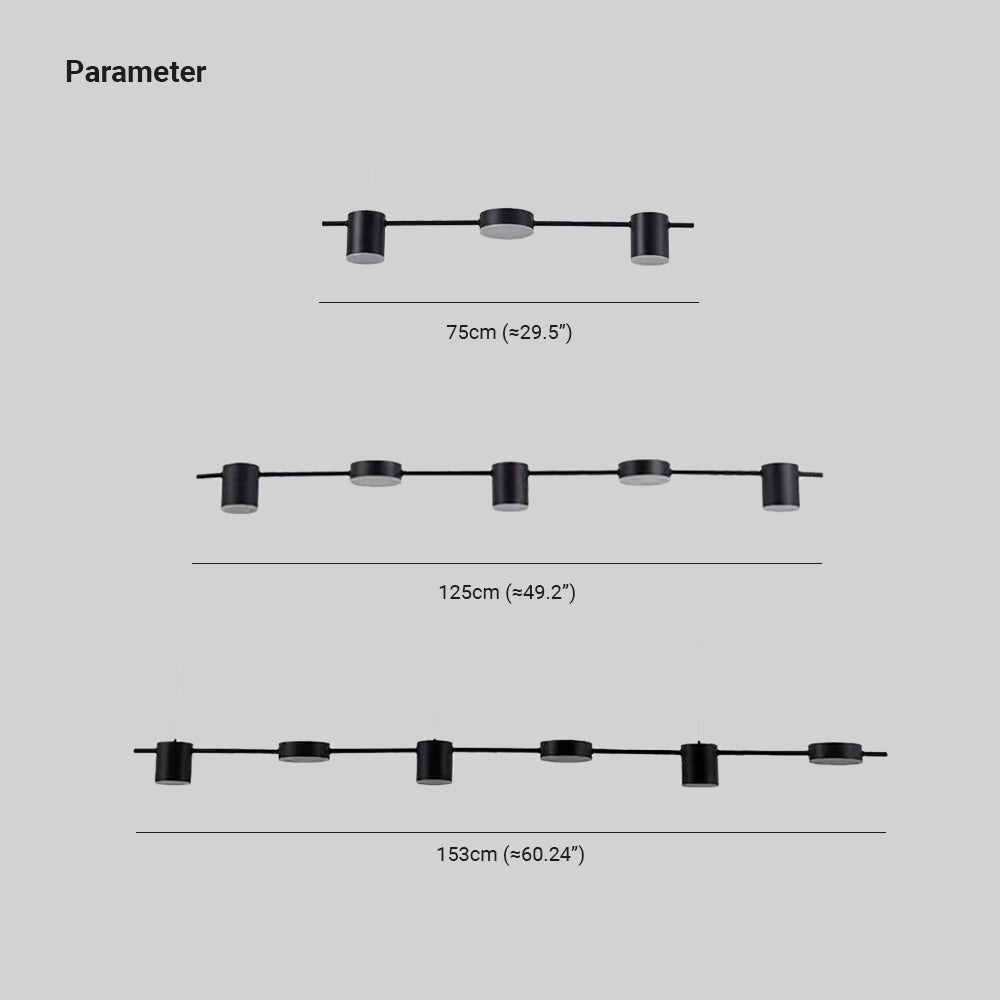 Melorot Minimalist Multi Metal Pendant Light, Black/Gold