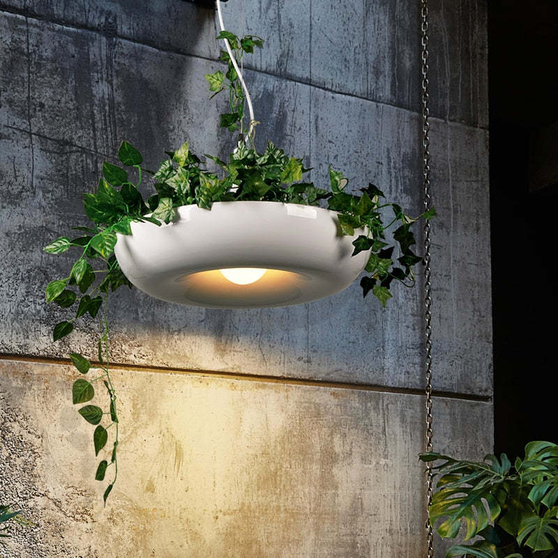 Viratak Modern Metal Lacquer Round Pendant Light
